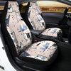 Doodle Cat Print Car Seat Covers-grizzshop