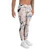 Doodle Cat Print Men's Leggings-grizzshop