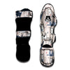 Doodle Cat Print Muay Thai Shin Guard-grizzshop