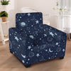 Doodle Galaxy Space Armchair Cover-grizzshop