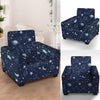 Doodle Galaxy Space Armchair Cover-grizzshop