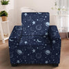 Doodle Galaxy Space Armchair Cover-grizzshop