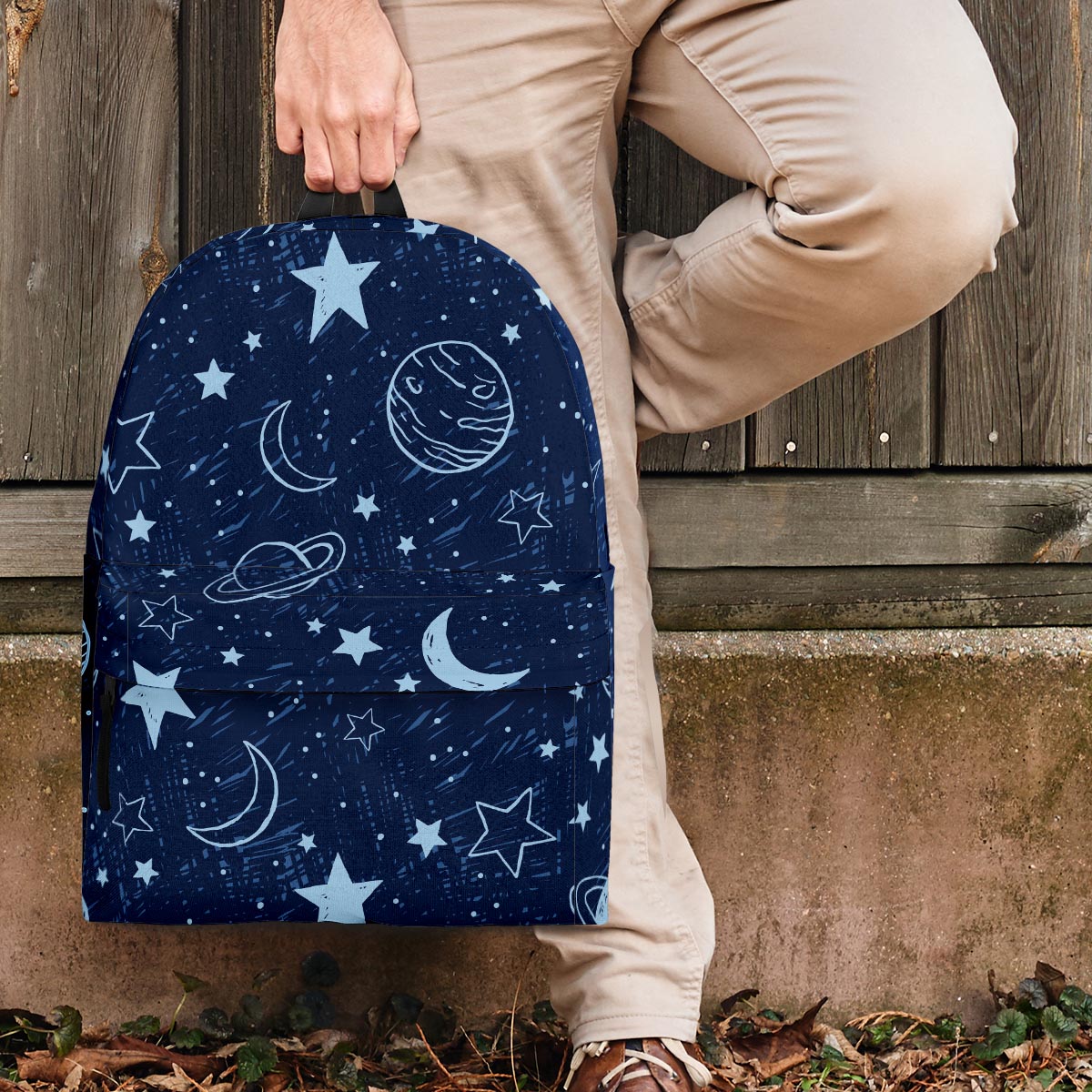 Doodle Galaxy Space Backpack-grizzshop