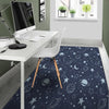 Doodle Galaxy Space Floor Mat-grizzshop