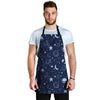 Doodle Galaxy Space Men's Apron-grizzshop