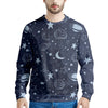 Doodle Galaxy Space Men's Sweatshirt-grizzshop