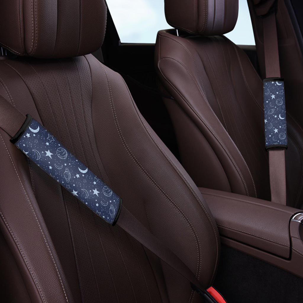 Doodle Galaxy Space Seat Belt Cover-grizzshop