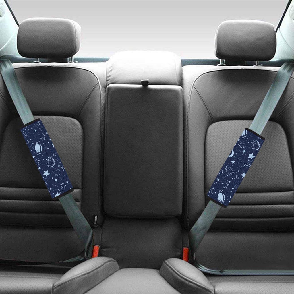 Doodle Galaxy Space Seat Belt Cover-grizzshop