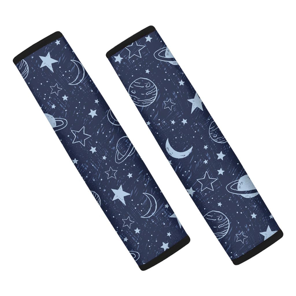 Doodle Galaxy Space Seat Belt Cover-grizzshop