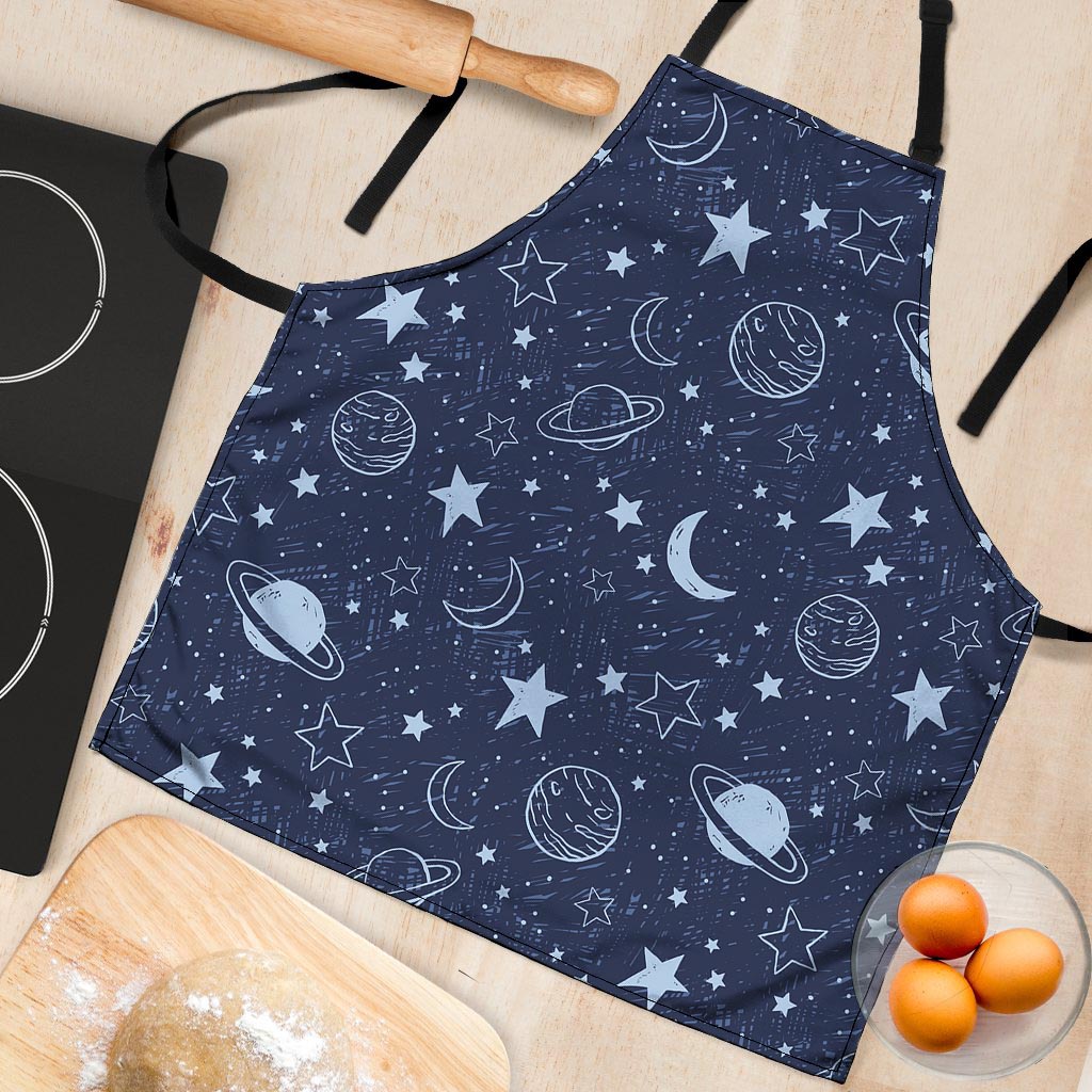 Doodle Galaxy Space Women's Apron-grizzshop