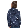 Doodle Galaxy Space Women's Hoodie-grizzshop