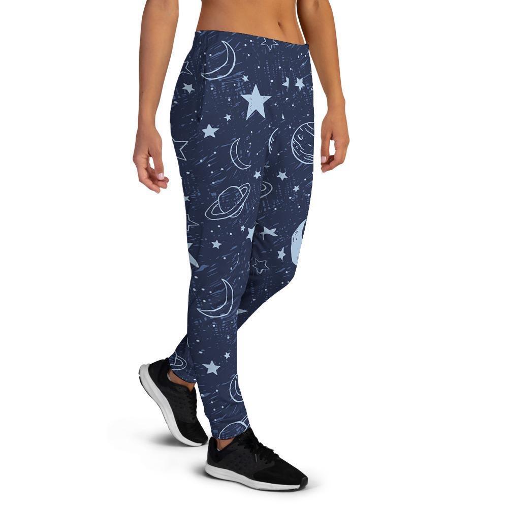 Doodle Galaxy Space Women's Joggers-grizzshop