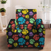 Doodle Paw Armchair Cover-grizzshop