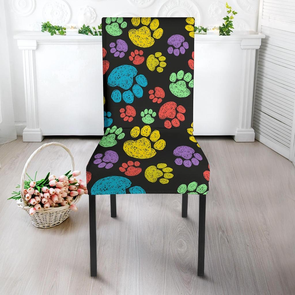 Doodle Paw Chair Cover-grizzshop