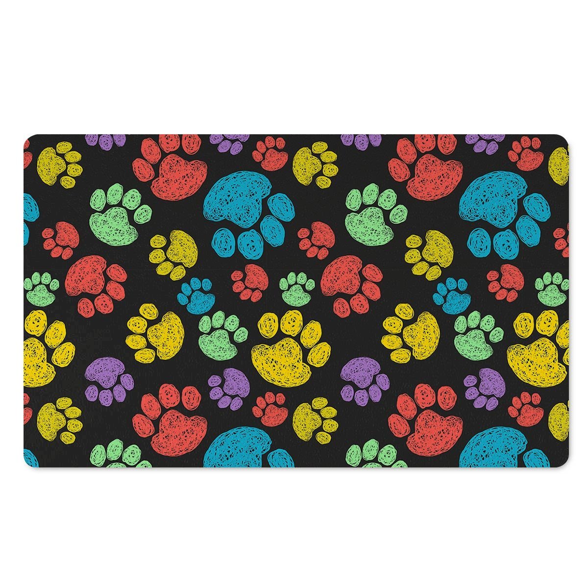 Doodle Paw Door Mat-grizzshop