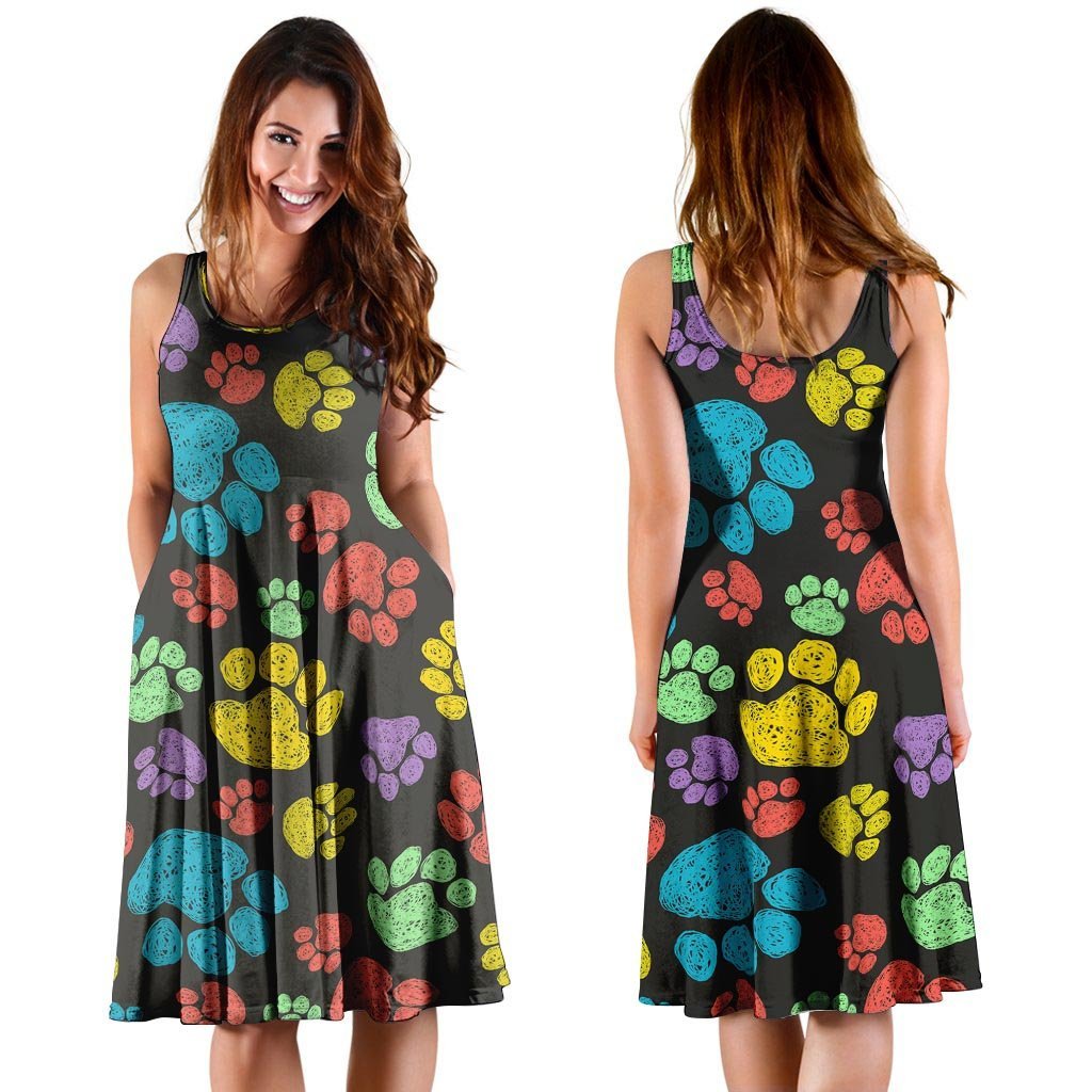 Doodle Paw Dress-grizzshop