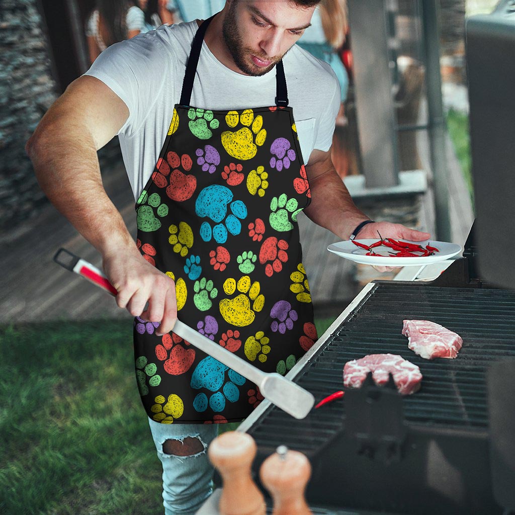 Doodle Paw Men's Apron-grizzshop