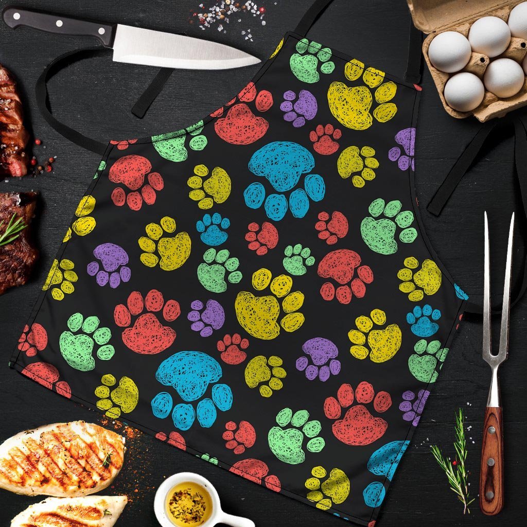 Doodle Paw Men's Apron-grizzshop