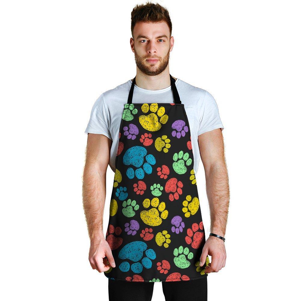 Doodle Paw Men's Apron-grizzshop