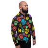 Doodle Paw Men's Bomber Jacket-grizzshop