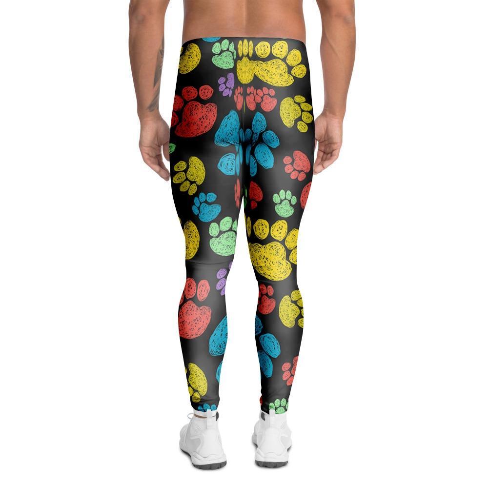 Doodle Paw Men's Leggings-grizzshop