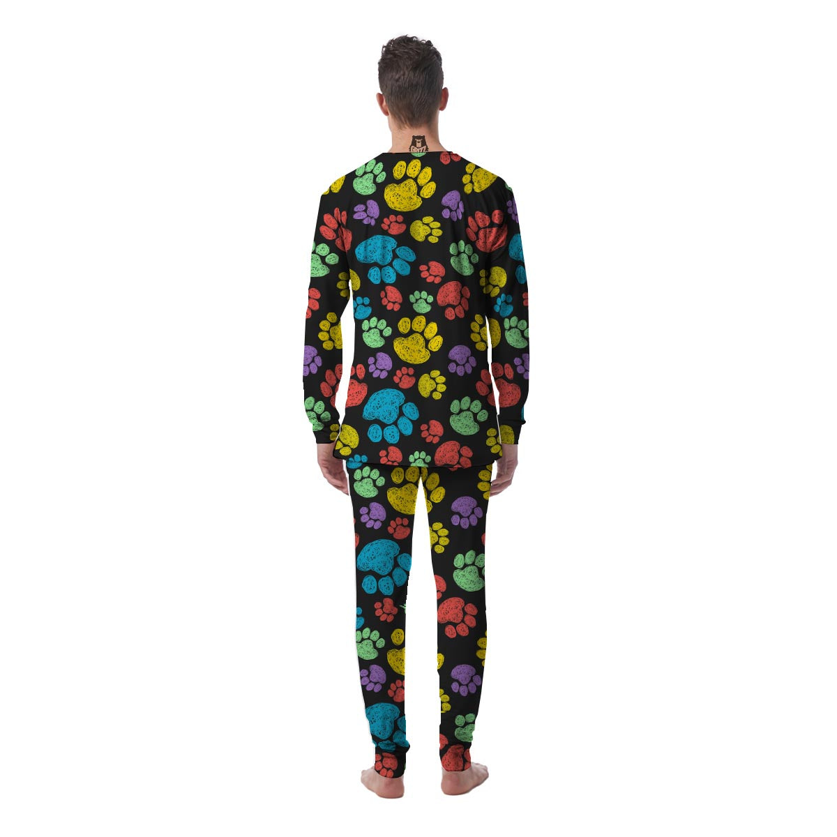 Doodle Paw Men's Pajamas-grizzshop