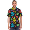 Doodle Paw Men's Short Sleeve Shirt-grizzshop