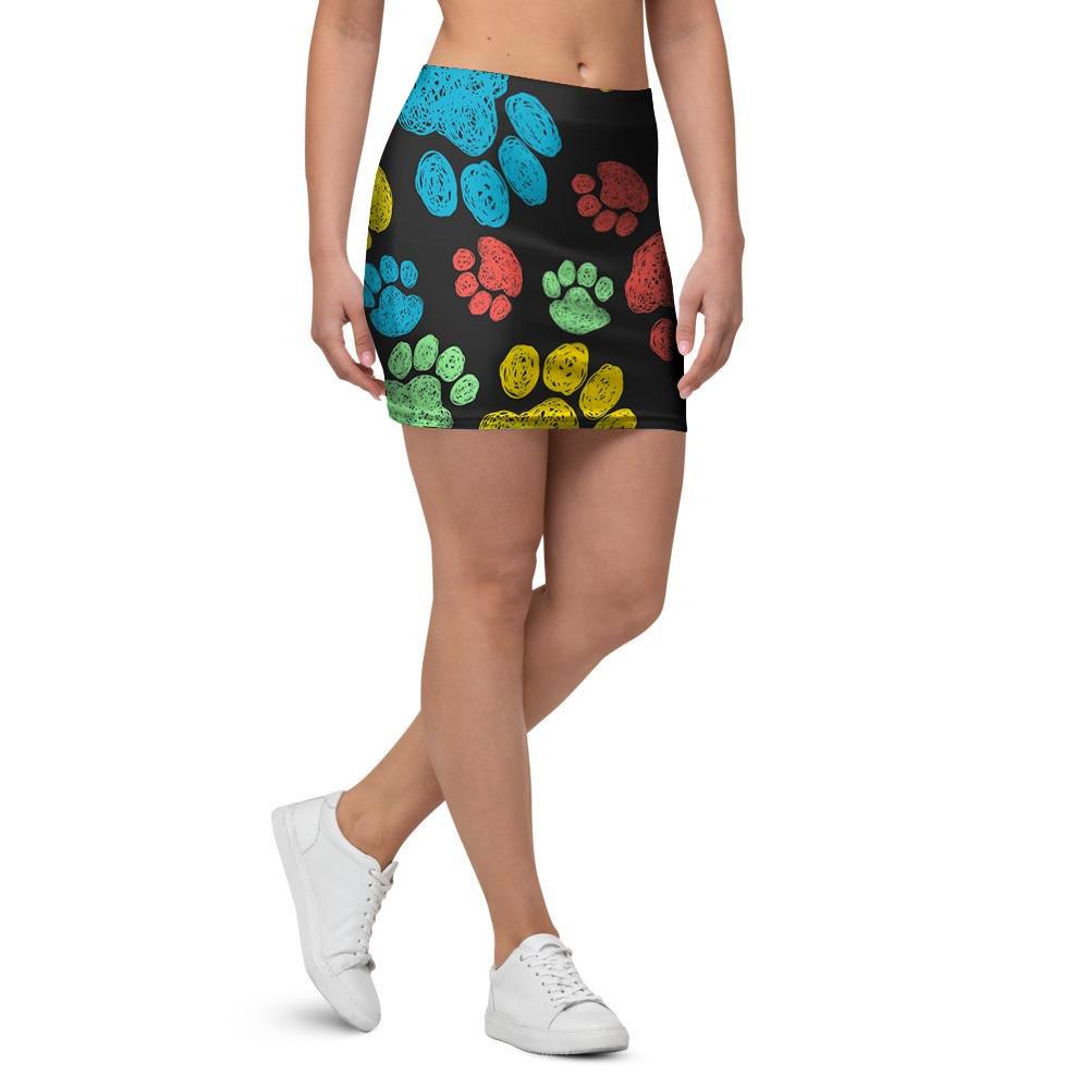 Doodle Paw Mini Skirt-grizzshop