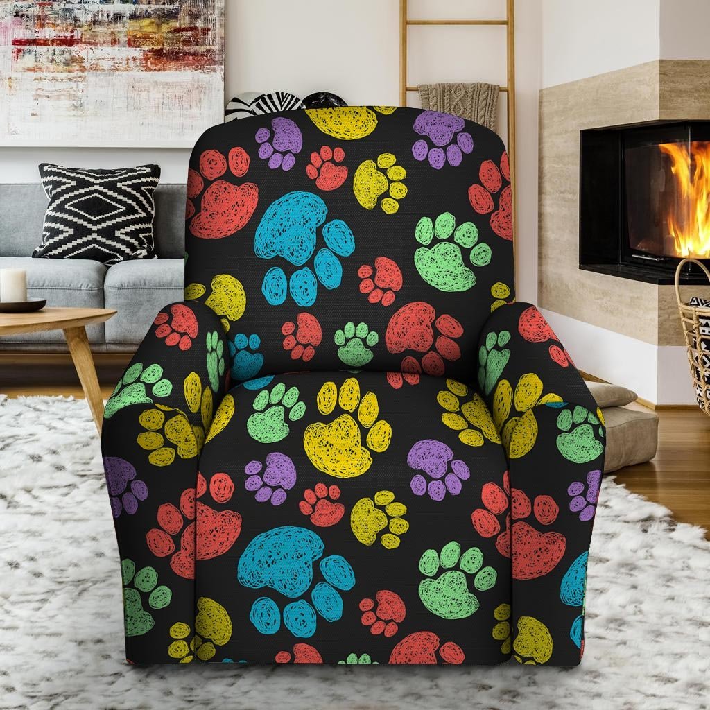 Doodle Paw Recliner Cover-grizzshop