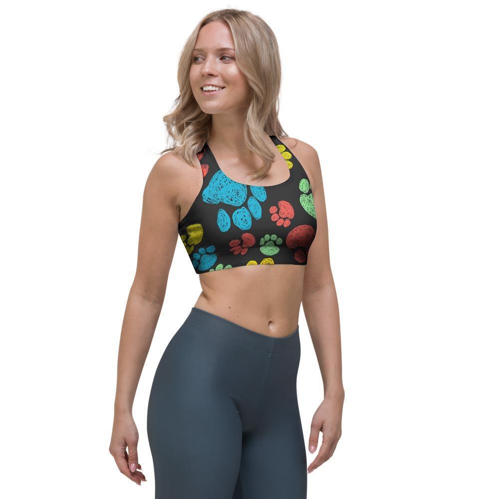 Doodle Paw Sports Bra-grizzshop