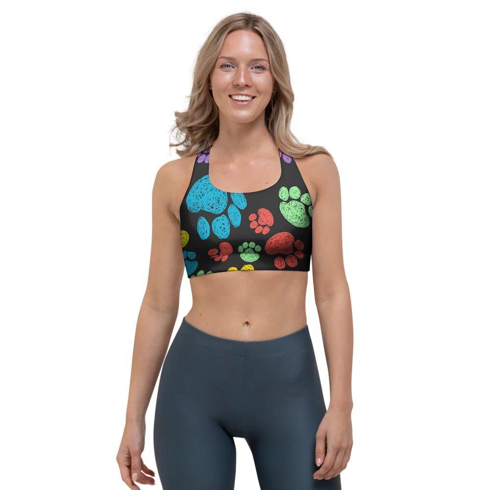 Doodle Paw Sports Bra-grizzshop