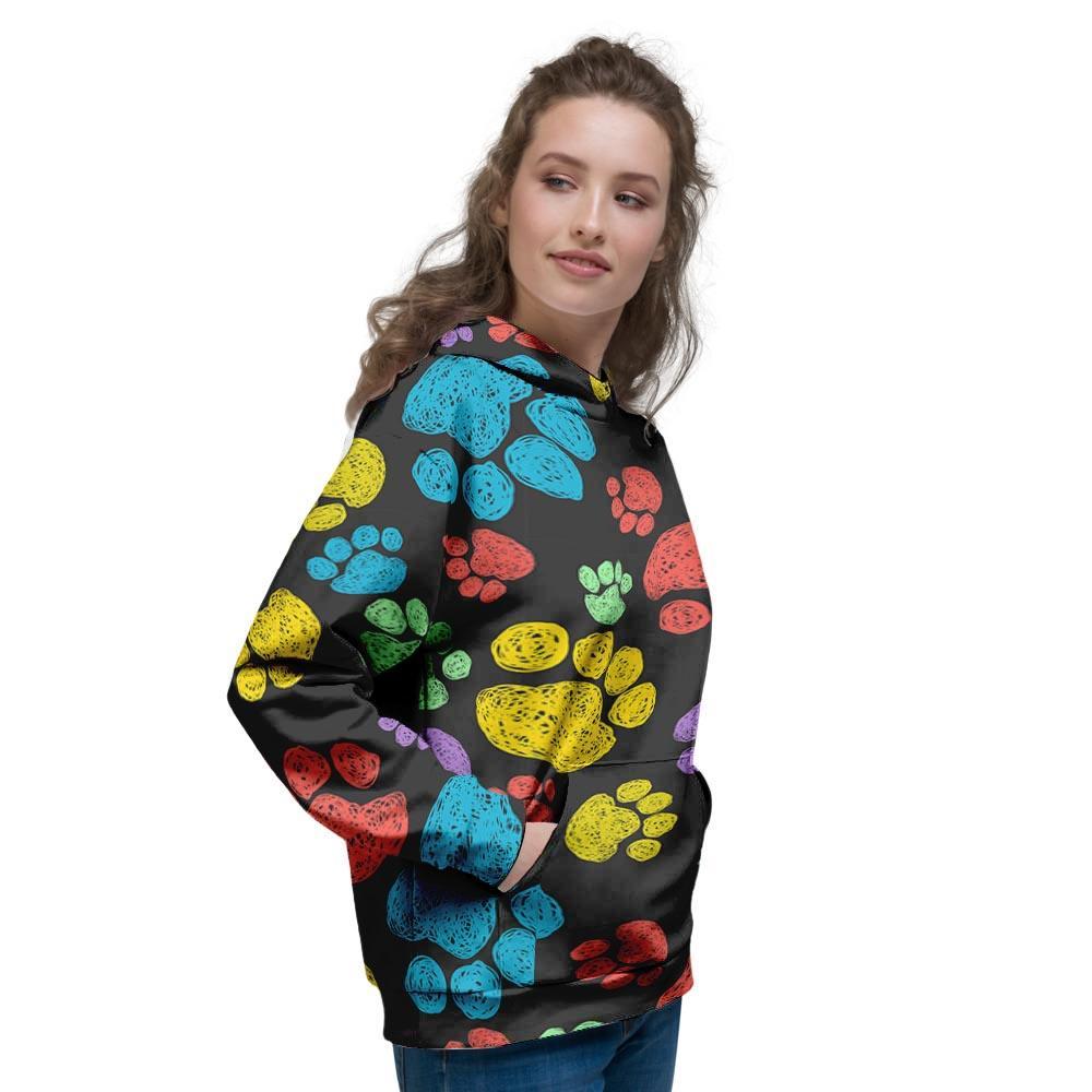 Doodle Paw Women's Hoodie-grizzshop