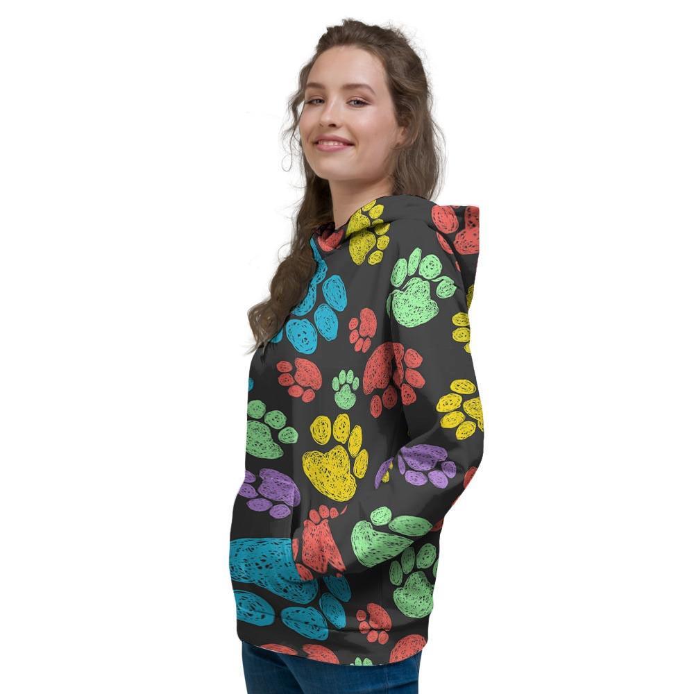 Doodle Paw Women's Hoodie-grizzshop