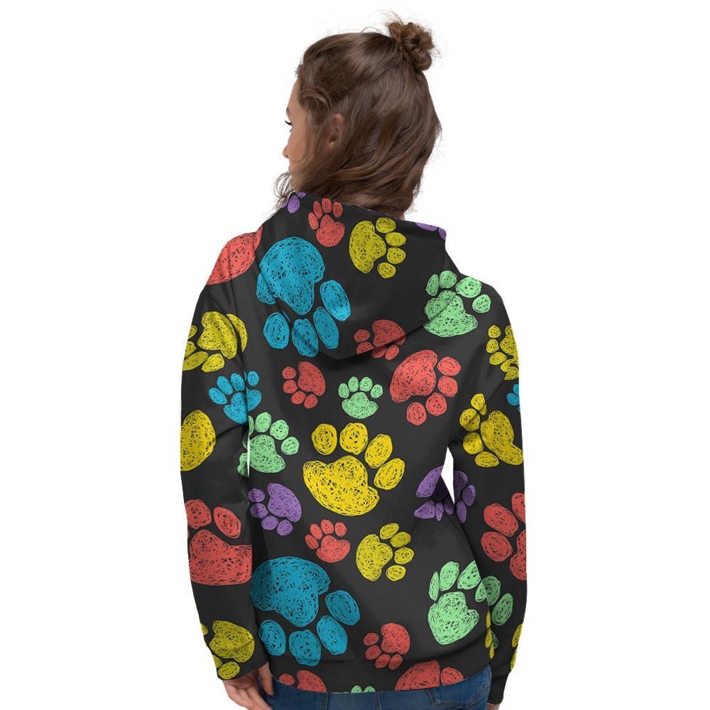 Doodle Paw Women's Hoodie-grizzshop