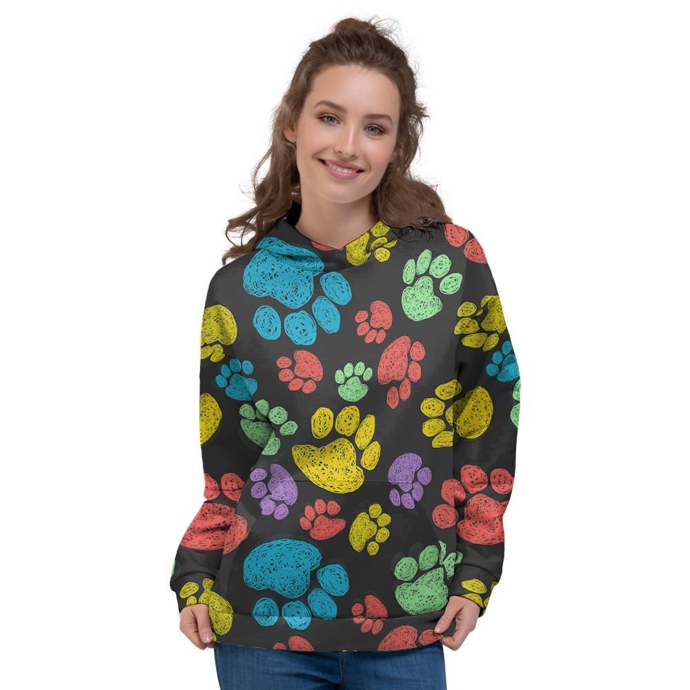 Doodle Paw Women's Hoodie-grizzshop