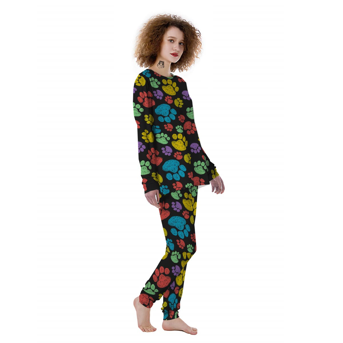 Doodle Paw Women's Pajamas-grizzshop