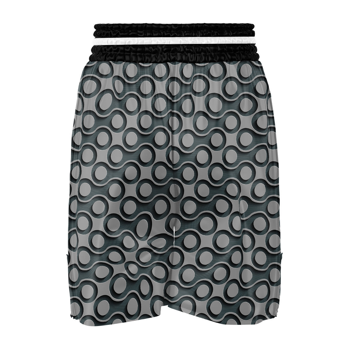 Dot 3D Geometric Print Pattern Boxing Shorts-grizzshop
