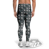 Dot 3D Geometric Print Pattern Men's Leggings-grizzshop