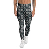 Dot 3D Geometric Print Pattern Men's Leggings-grizzshop