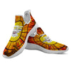 Dove Stained Holy Spirit Glass Print White Athletic Shoes-grizzshop