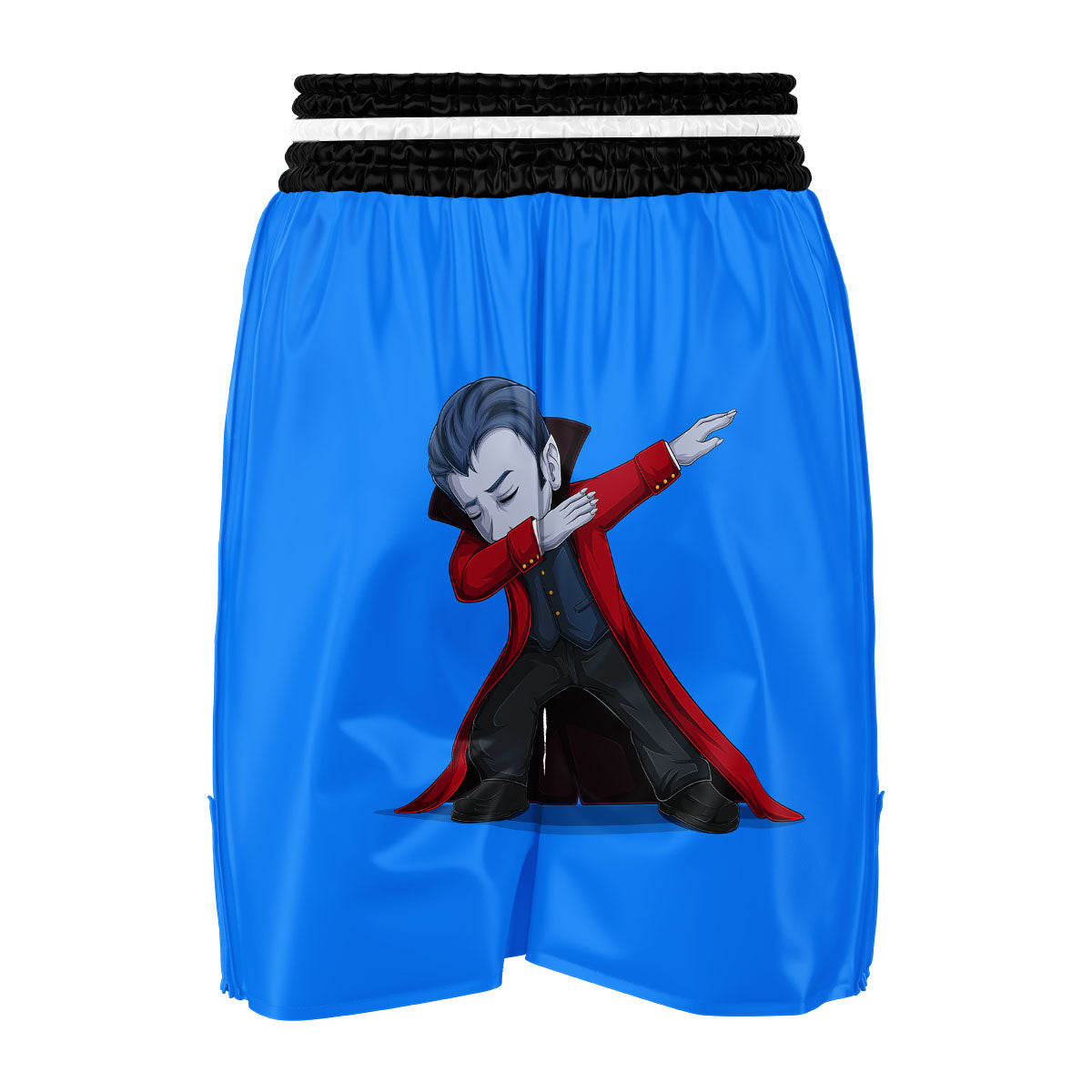 Dracula Vampire Dap Print Boxing Shorts-grizzshop