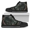 Dragon Egg Game of Throne Black Men's Classic High Top Canvas Shoes-grizzshop
