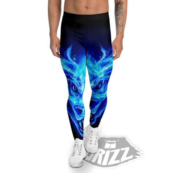 Blue clearance flame leggings