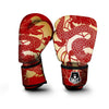 Dragon Tattoo Red Japanese Print Boxing Gloves-grizzshop