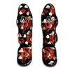 Dragon Traditional Chinese Print Pattern Muay Thai Shin Guards-grizzshop