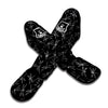 Dragonfly Black Print Pattern Muay Thai Shin Guards-grizzshop