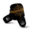 Dragonfly Boho Gold Print Boxing Gloves-grizzshop