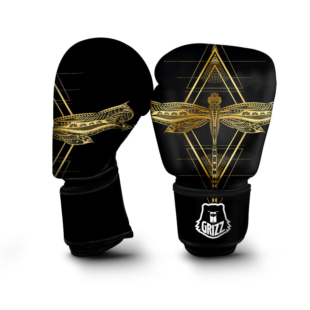 Dragonfly Boho Spiritual Print Boxing Gloves-grizzshop