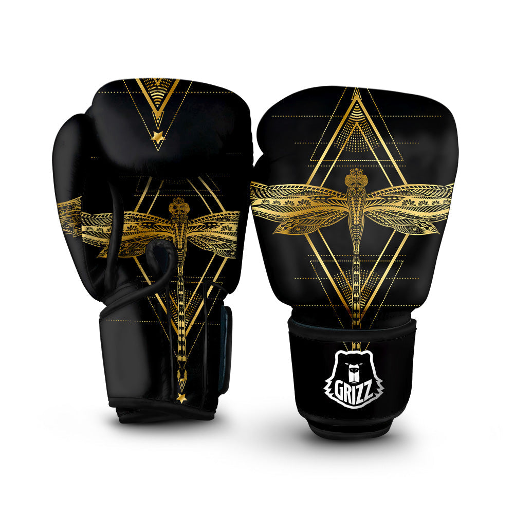 Dragonfly Boho Spiritual Print Boxing Gloves-grizzshop