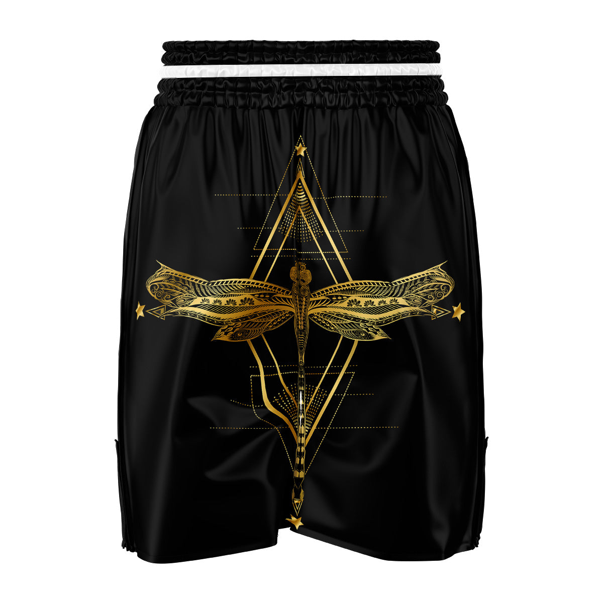 Dragonfly Boho Spiritual Print Boxing Shorts-grizzshop